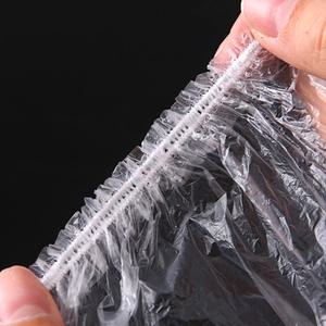 일회용 파마캡 머리에쓰는 비닐캡 머리고정 헤어캡 100매