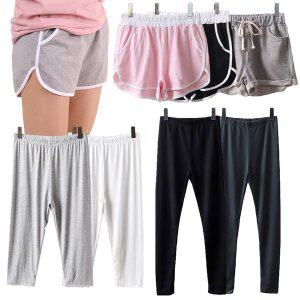 [아이우먼]빅사이즈 비치 쿨 반바지 아이스 7부 스판 레깅스팬츠