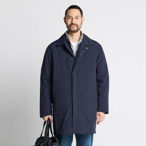 [에스티코] 베이직핏 3WAY 구스내피 코트 (네이비)