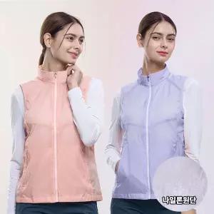 김영주스포츠 예쁨의정석 여성 나일론 100% 바람막이 조끼(W5SV04)