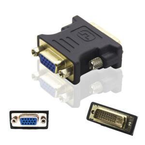 [XB2J71LL]DVI I 24 5 TO VGA RGB D SUB 케이블 변환 젠더