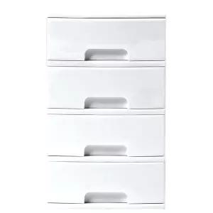 블랑 서랍장 18 화이트 4단 창신리빙