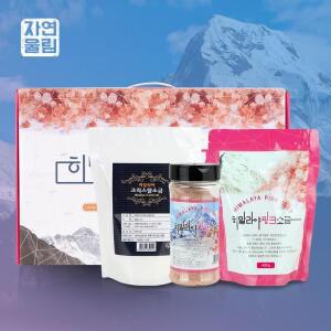 [XBIHMNL8_47]자연울림 핑크소금 선물세트 A 소금통 소금맛
