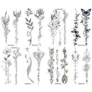 [RGO4R4Q6]레터링 타투 스티커 학교 축제 클럽 페스티벌