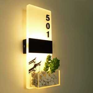 호실판 호수판 호텔 방 도어사인 LED 펜션 동호수 문