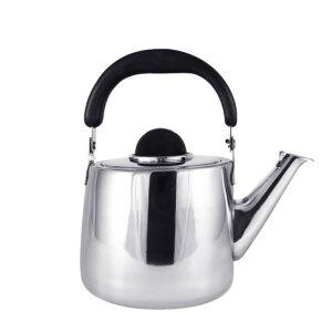 [키친아트] 와이드 스텐 물주전자 휘슬 보리차주전자 4L