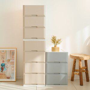 [올유리빙] 모던 서랍장 3단 플라스틱 수납 정리