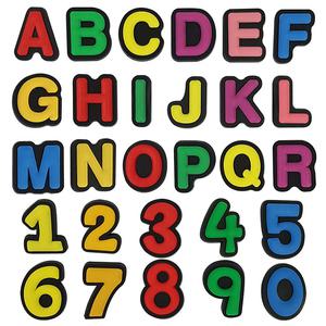 [퍼니펀] 퍼비츠 이니셜/알파벳/숫자 신발 장식 악세사리 파츠 실리콘 슈즈 참 꾸미기 신꾸 모음