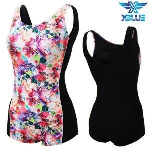 XBLUE 여성 사각 아쿠아로빅 수영복 A921733 실내수영장