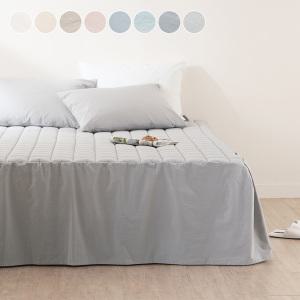 몽글사각 밀크티 고밀도순면 60수 광폭 호텔 모던 침대스커트 SS Q K 침대커버 8컬러