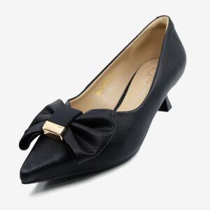 [갤러리아] 고세 데일리 여성 리얼 리본 펌프스 OZP4F002 블랙 4.5cm