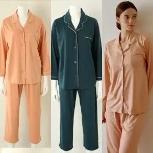 [비너스]균일가세일)모던 심플 양기모 솔리드 커플 여성잠옷 VPA4476W_DJ