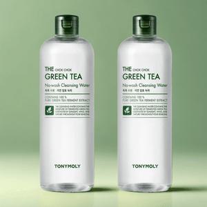 1+1 토니모리 더 촉촉 그린티 노워시 클렌징 워터 500ml