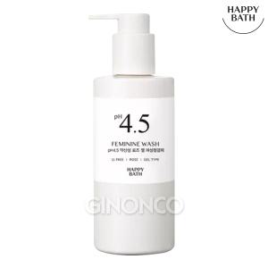 (사은품증정) 해피바스 pH 4.5 약산성 로즈 젤 여성청결제 250g x1 순한 저자극