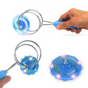LED 불빛자석팽이 회전 자이로팽이 굴렁쇠 야광