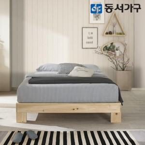 페어리 삼나무 평상형 슈퍼싱글 원목침대＋본넬매트 DF645067