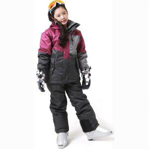 [안체스]25년형 와이키 주니어스키복 세트 버간디차콜 어린이스키복 아동스키복세트 주니어보드복