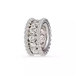 [도로시] 18k 로프 랩 다이아몬드 모아링 펜던트_화이트