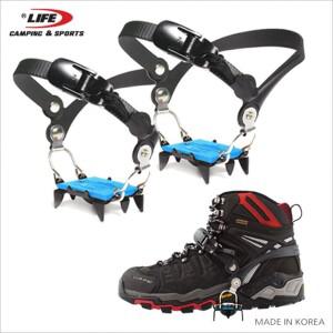 아이젠 배꼽 원터치 성진 라이프스포츠 원밴드 4발 스노우라인