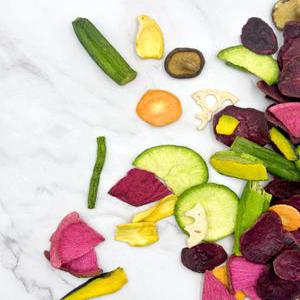 황토마을 순수 야채 과일 건조칩 베지칩 과자 300g 