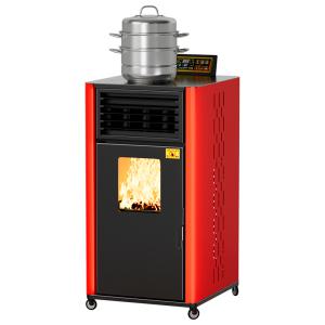 실내 무연 펠렛 난로 펠릿 연료 장작 자동 전원주택 펜션 카페 난방