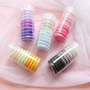 스프링머리끈 전화선머리끈