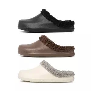 월드컵 크로스풋워머 남성 여성 EVA 털 슬리퍼 겨울 방한화 사무실화 슬라이드 실내화 신발