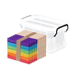 스틱밤 소형 1000개 케이스 세트 막대 하드바 도미노 실험 게임 과학 미술 놀이 어린이 학생 교재 교구 DIY