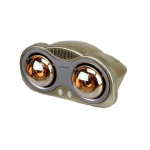 유니맥스 욕실용 램프 히터 무소음 방수 온열 난방 벽걸이 2구 캠핑 개별 화장실 히터