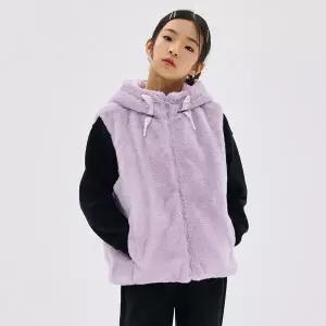 [오션스카이] 여아 밍크 퍼 후드 베스트-DFJG7374D0T