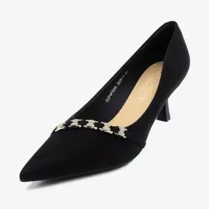 [갤러리아] 고세 데일리 여성 골드체인 스틸레토 펌프스 OZP4F005블랙 6.5cm