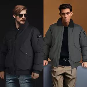 버팔로 알파크루 항공패딩점퍼 바람막이자켓 작업복