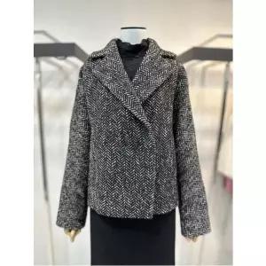 [아이잗컬렉션][더아이잗컬렉션] 헤링본 숏 코트 (CPAA0CTY21)_DG