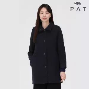 [PAT 여성] 니트카라 핸드메이드 코트_MI81104