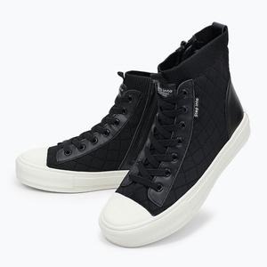 빠르미쇼핑 여성 하이탑운동화 하이탑 스니커즈 키높이운동화 방한화 안감기모