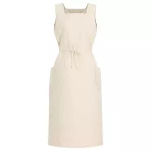 여성 겨울 방한 쭈리 빅사이즈 패딩 롱 원피스 NTT-WDR-20187-베이지