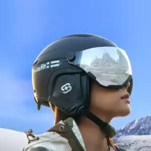 스위스핏 라피네 바이저 헬멧 스키 보드 고글일체