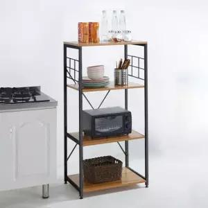 아트박스 가구느낌 전자레인지 수납장 4단 밥솥 다이 렌지 선반