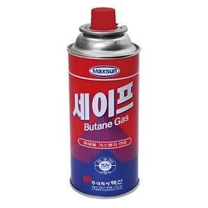 세이프 부탄가스 220g 휴대용렌지 연료 캠핑용품 x 12개