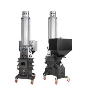 신형 랩터 P60A 무연통 무연기 무설치 이동식 펠렛난로 화목 난로