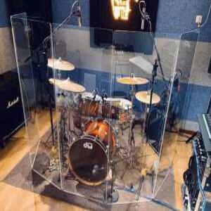 드럼칸막이 방음부스 흡음재 아크릴 차음판 칸막이