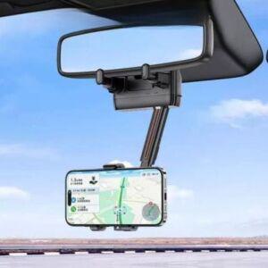 폴드 백미러 룸미러에 끼우는 자동차 폰홀더 거치대 차량