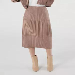 [플리츠미][플리츠미] 시그니처 퀼팅 플리츠 스커트_HPSKW023001