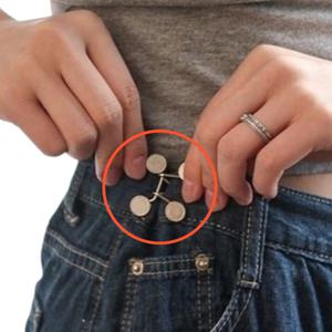 허리 조절 클립 단추 핀 바지 치마 줄이기 2세트