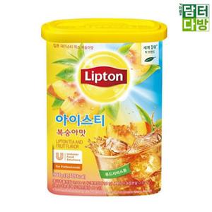 아이스티 립톤 복숭아아이스티 에이드음료 복숭아맛 907g 립톤복숭아