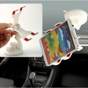 [KGPQZ85K_4B]차량용 거치대 핸드폰 저치대 집게형 화이트