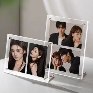 인테리어 투명 아크릴 사진 액자 탁상 포토 프레임