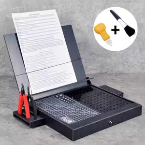 [기타]COR 프라모델 조립대 작업대 워크스테이션2 - 런너 찌거기 회수 사포 가루 건담 건프라