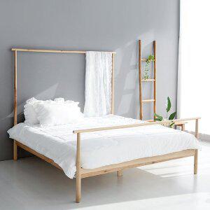 원목 침대프레임 킹침대 침실인테리어