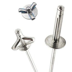 리베트 실버 팝 접이식 블라인드 리벳 알루미늄 합금 볼트 스틸 생크 맨드릴 배기 패스너 3 2mm 4 0mm 8mm 50